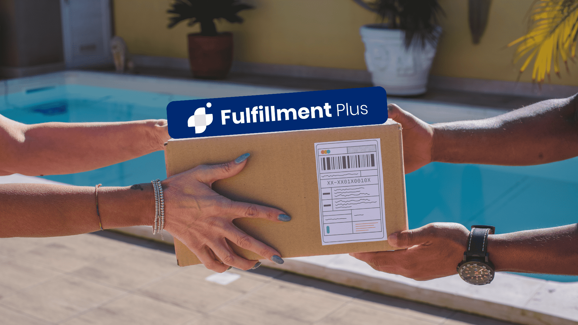 Promotional image of Fulfillment Plus, one of the best fulfillment companies in New York, displaying their vast warehouse and dedicated staff