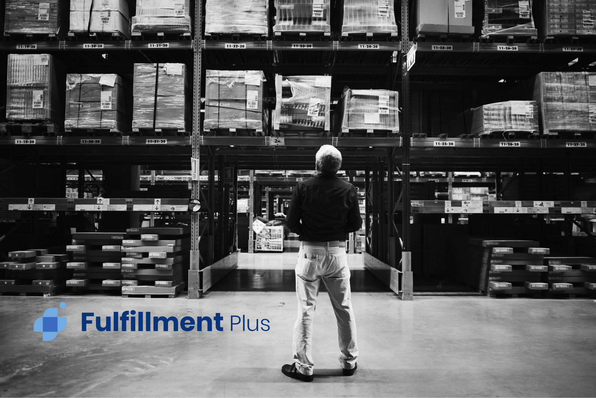 Fulfillment center journey: manual past to automated present, with a look at AI, robotics, and sustainable future.